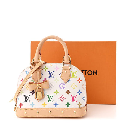 LV x TM Monogram Multicolor Alma BB White
