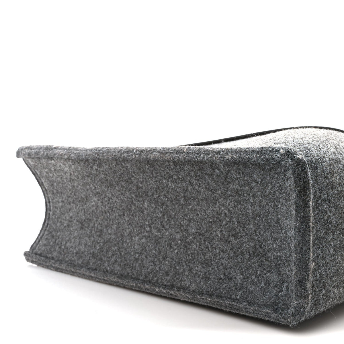 Felt Large Woody Ribbon Tote Cashmere Grey
