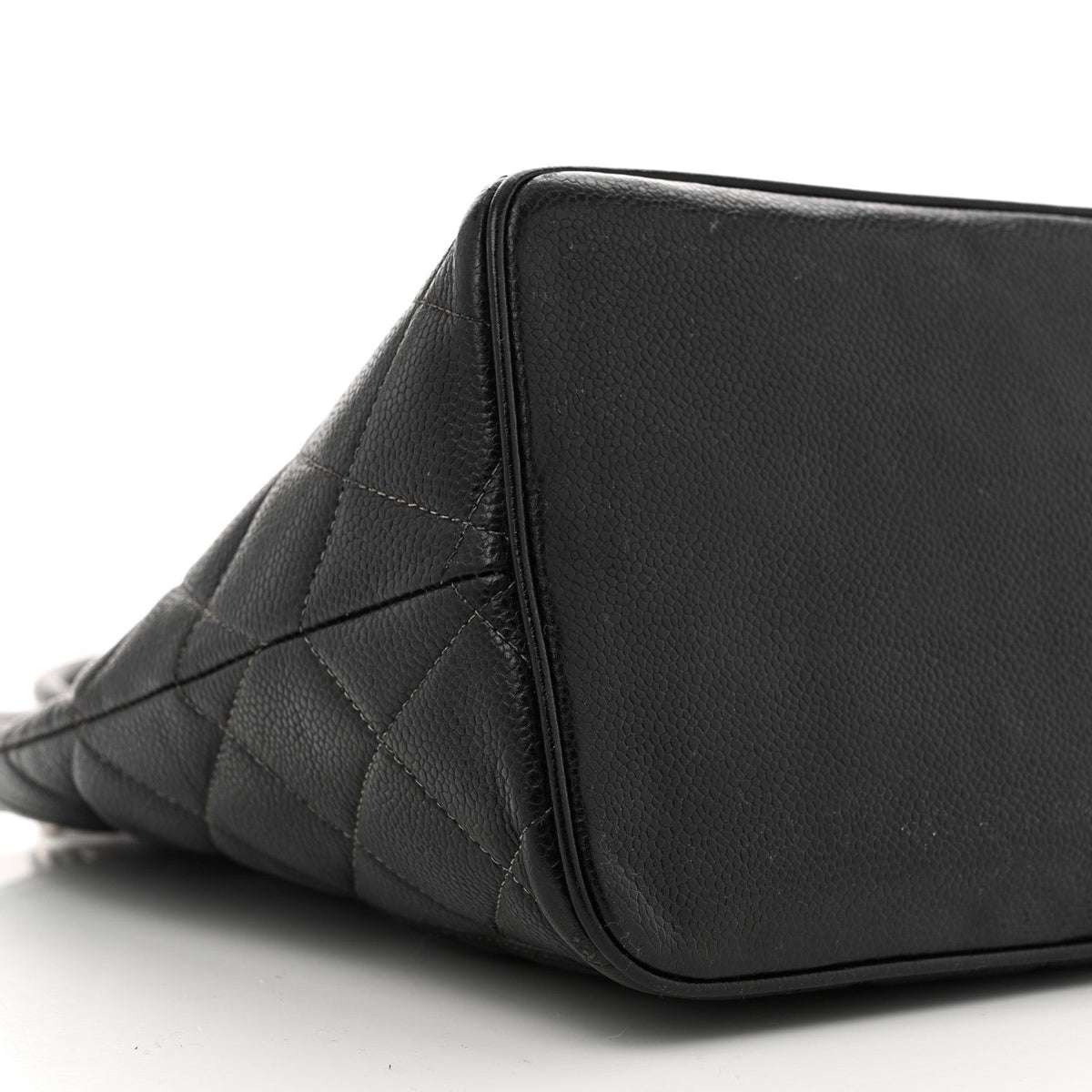 Caviar Quilted Medallion Tote Black