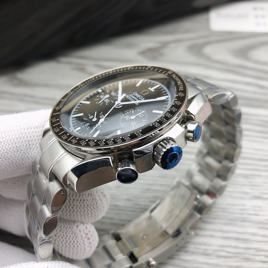 SPEED MASTER MOONWATCH CHRONOGRAPH 42MM BLACK DIAL