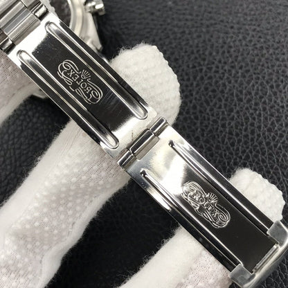 DAYTONA 38MM VINTAGE BLACK BEZEL SILVER DIAL