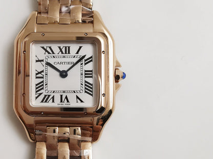 PANTHERE DE CARTIE QUARTZ ROSE GOLD CASE