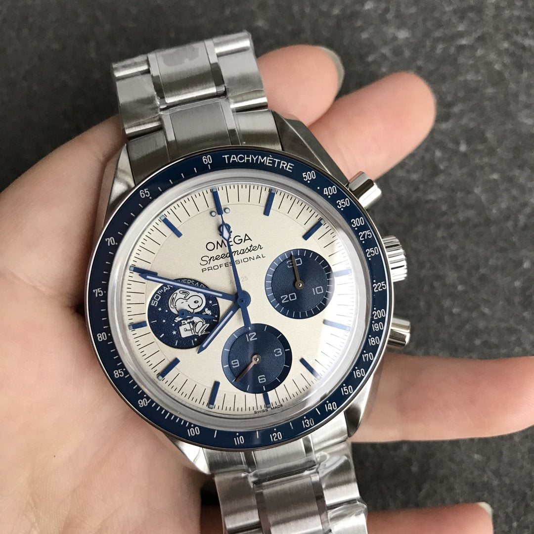 SPEEDMASTER SILVER SNOOPY STAINLESS STEEL BEST VERSION