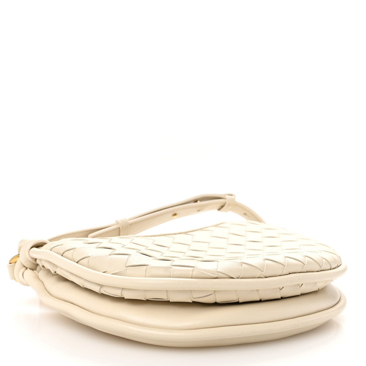Nappa Intrecciato Small Gemelli Multipocket Bag Sea Salt