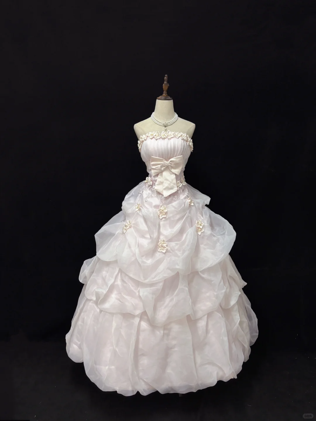Light Pink Strapless A-Line Vintage Party Dresses Birthday Outfits Ball Gowns, D1149