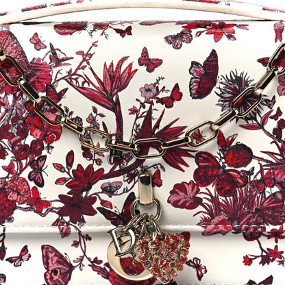 Calfskin Le Coeur Des Papillons Mini My Dior Bag White Multicolor