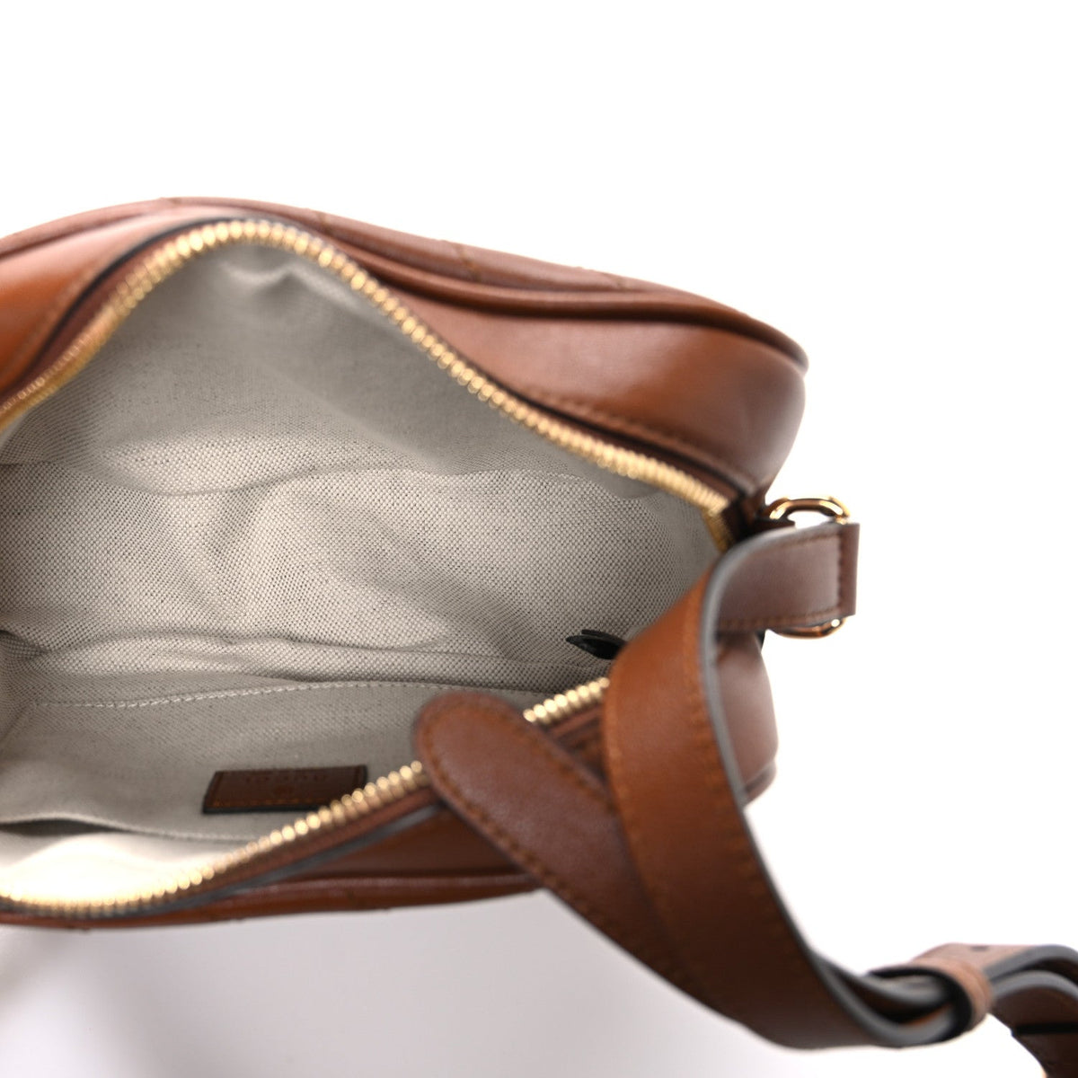 Sakai Be Green Calfskin Diagonal Stitched Small Blondie Shoulder Bag Cuir