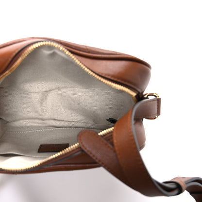 Sakai Be Green Calfskin Diagonal Stitched Small Blondie Shoulder Bag Cuir