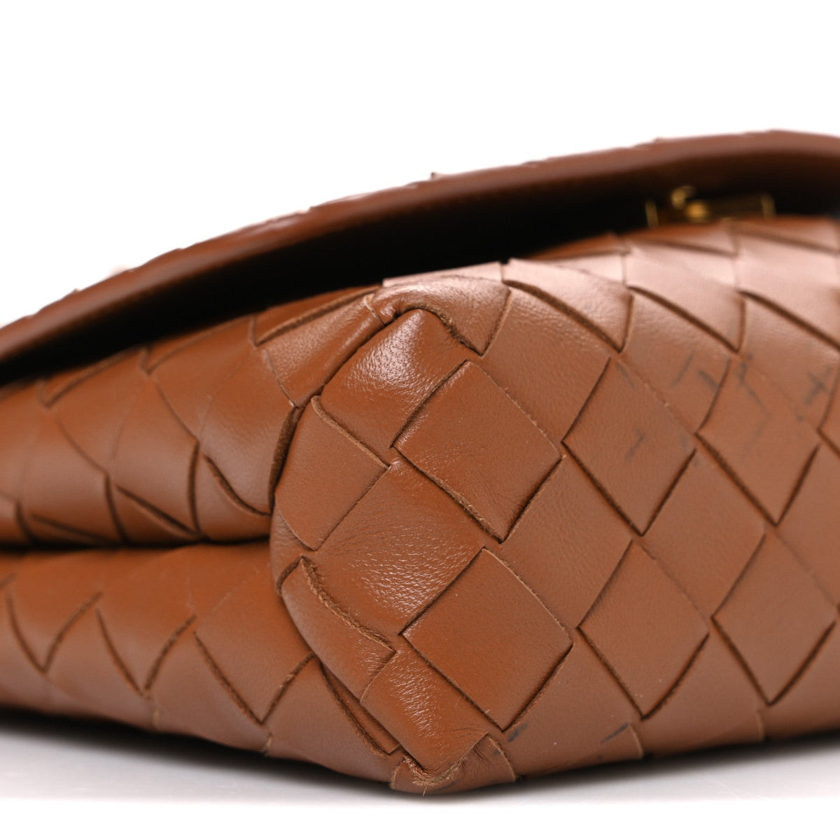 Nappa Intrecciato Mini Crossbody Bag Wood