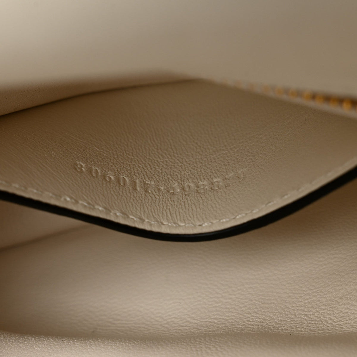 Lambskin Mini GG Milano Top Handle Shoulder Bag White