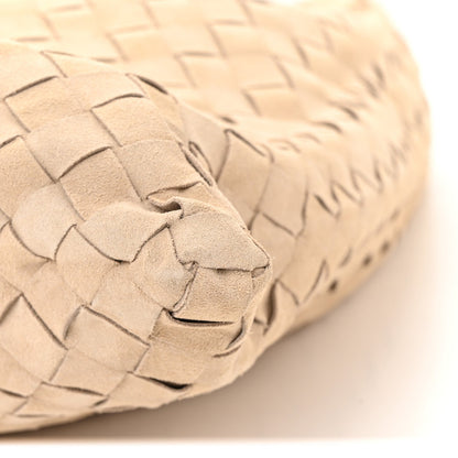 Suede Intrecciato Large Hop Ecru