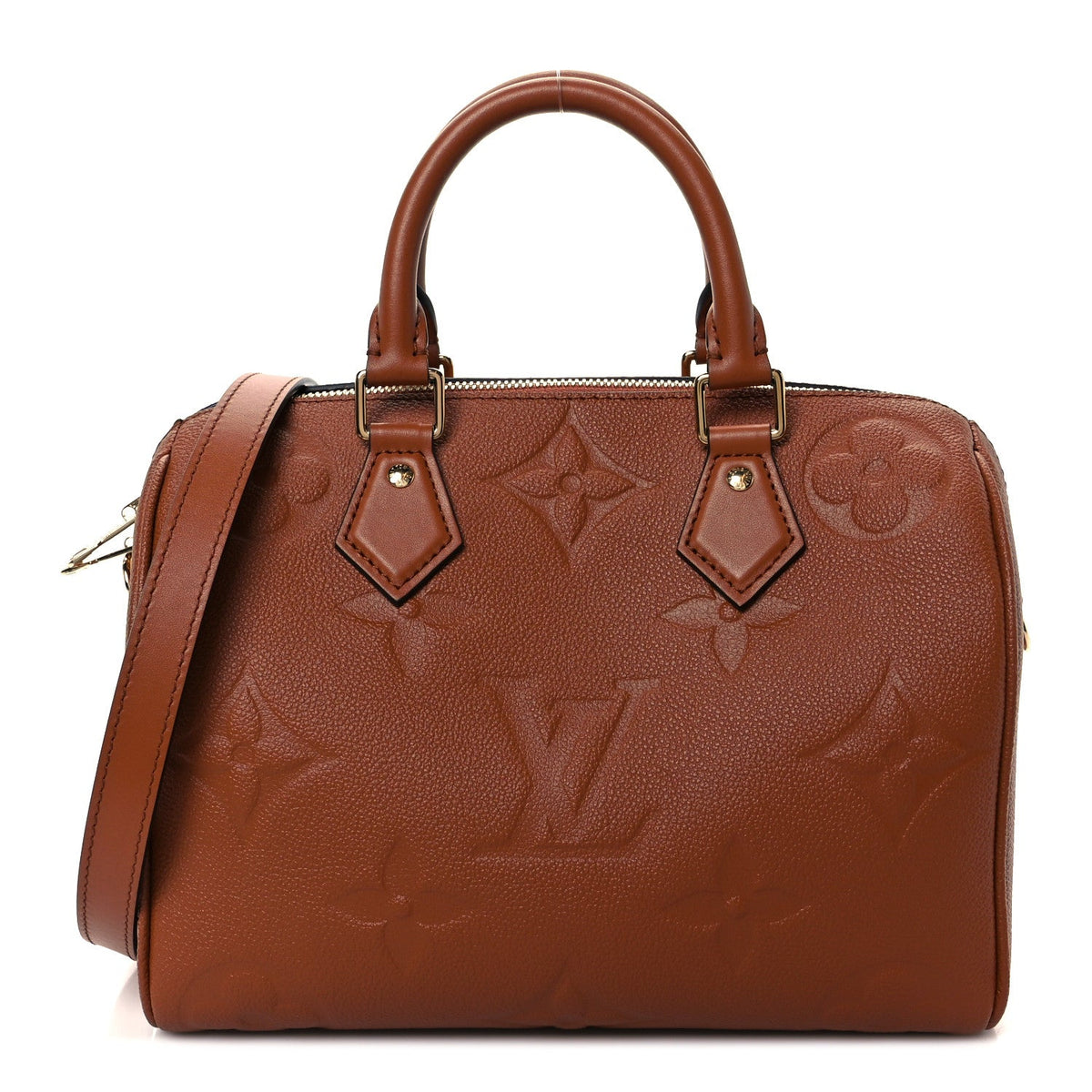 Empreinte Monogram Giant Speedy Bandouliere 25 Cognac