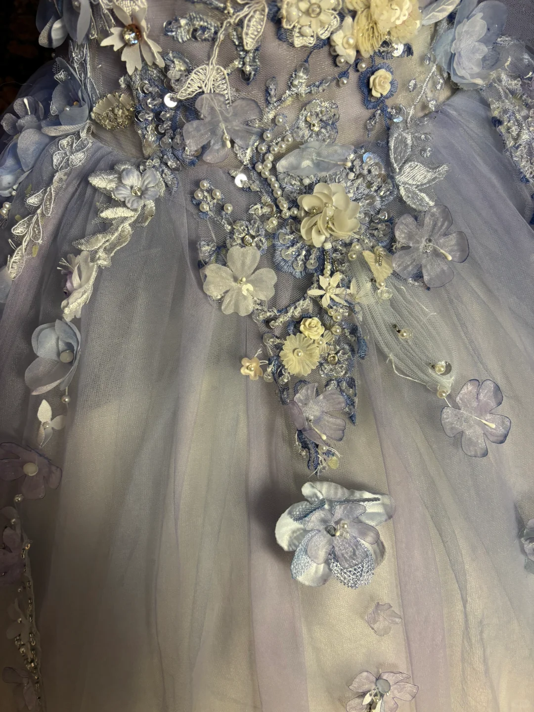 Gorgeous Off Shoulder A-Line Ombre Appliques Evening Gowns Birthday Ball Gowns, D1151