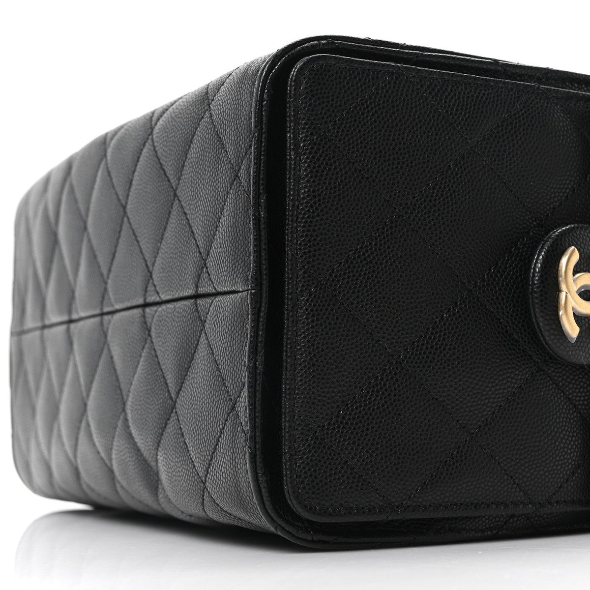 Caviar Quilted Small Chanel 25 Handbag Black