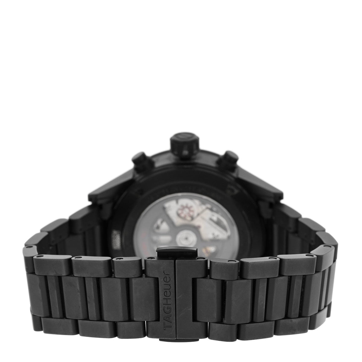 Ceramic 43mm Carrera Calibre Chronograph Automatic Watch Black CAR2090
