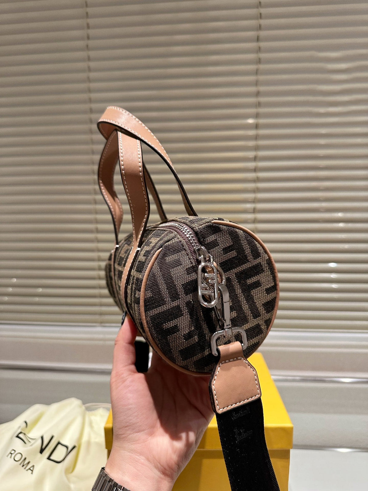 FENDI MINI BAG 7VA570 KHAKI