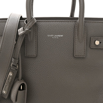 Grained Calfskin Nano Supple Sac De Jour Fog