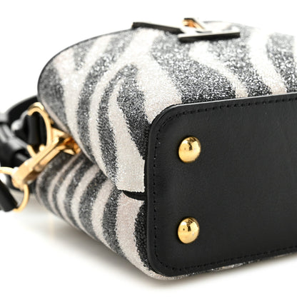 Swarovski Calfskin Capucines Mini Zebra
