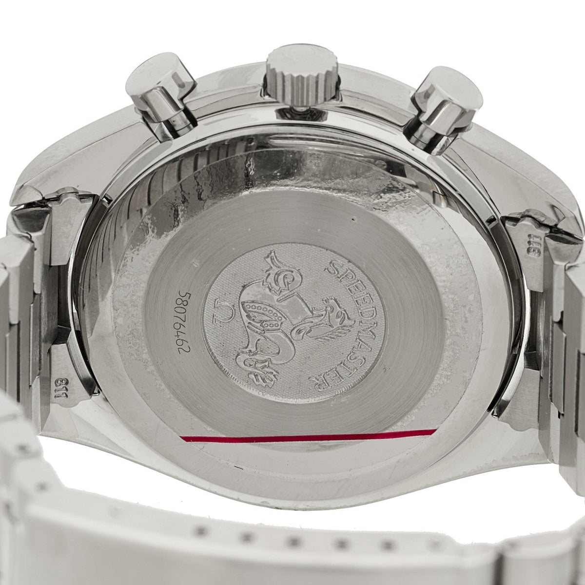 Stainless Steel Mother of Pearl 39mm Speedmaster Chronograph Automatic Watch 3502.71