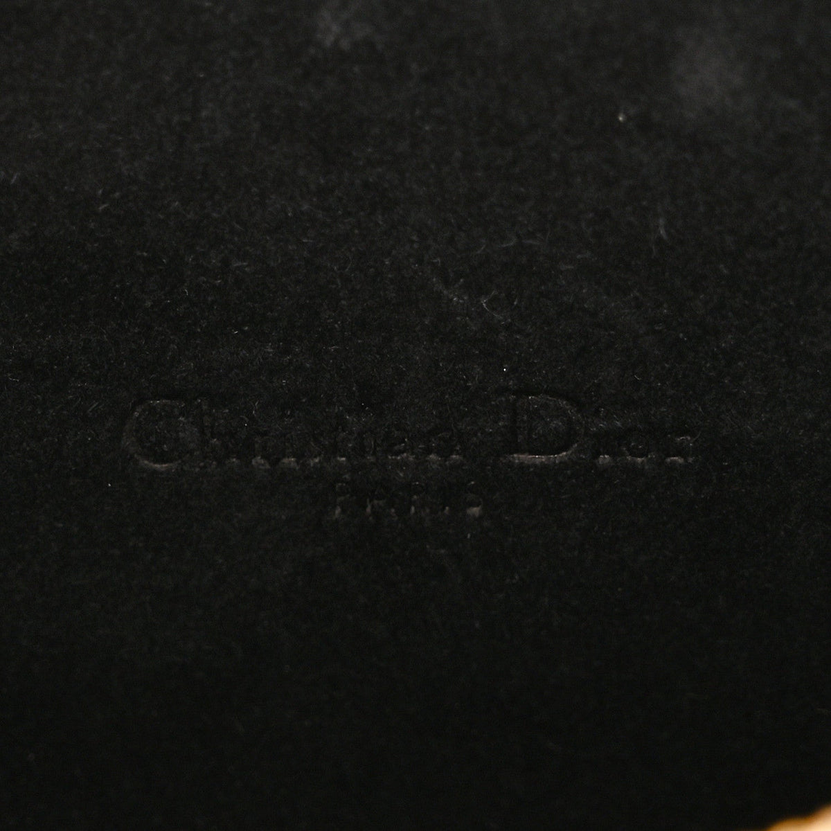 Grained Calfskin Caro Double Pouch Black