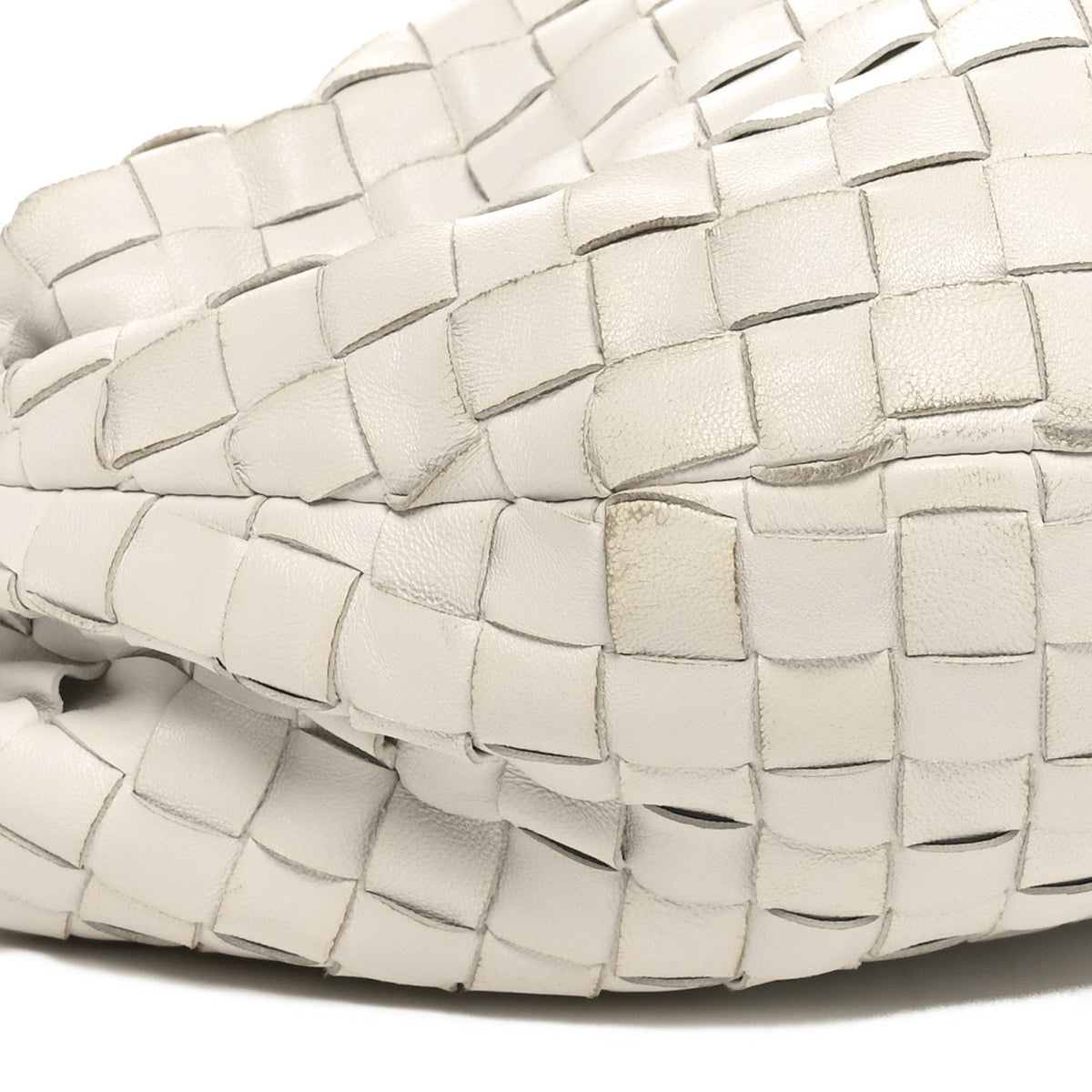 Nappa Intrecciato Teen Jodie Hobo White