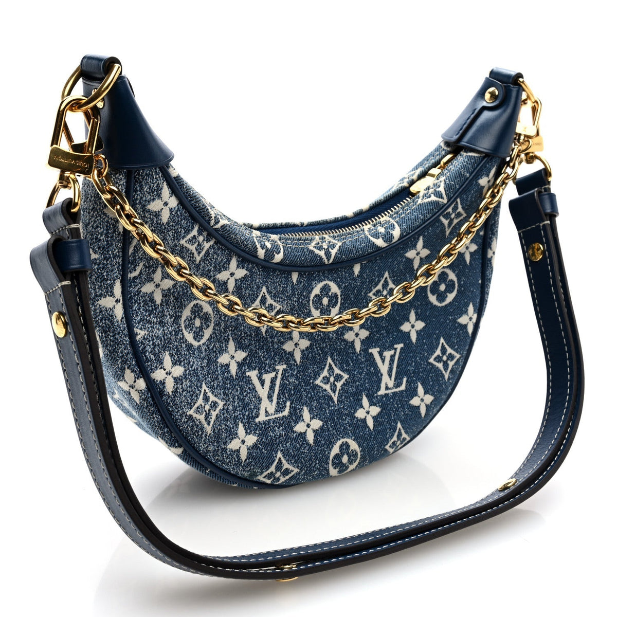 Monogram Jacquard Denim Loop Bleu