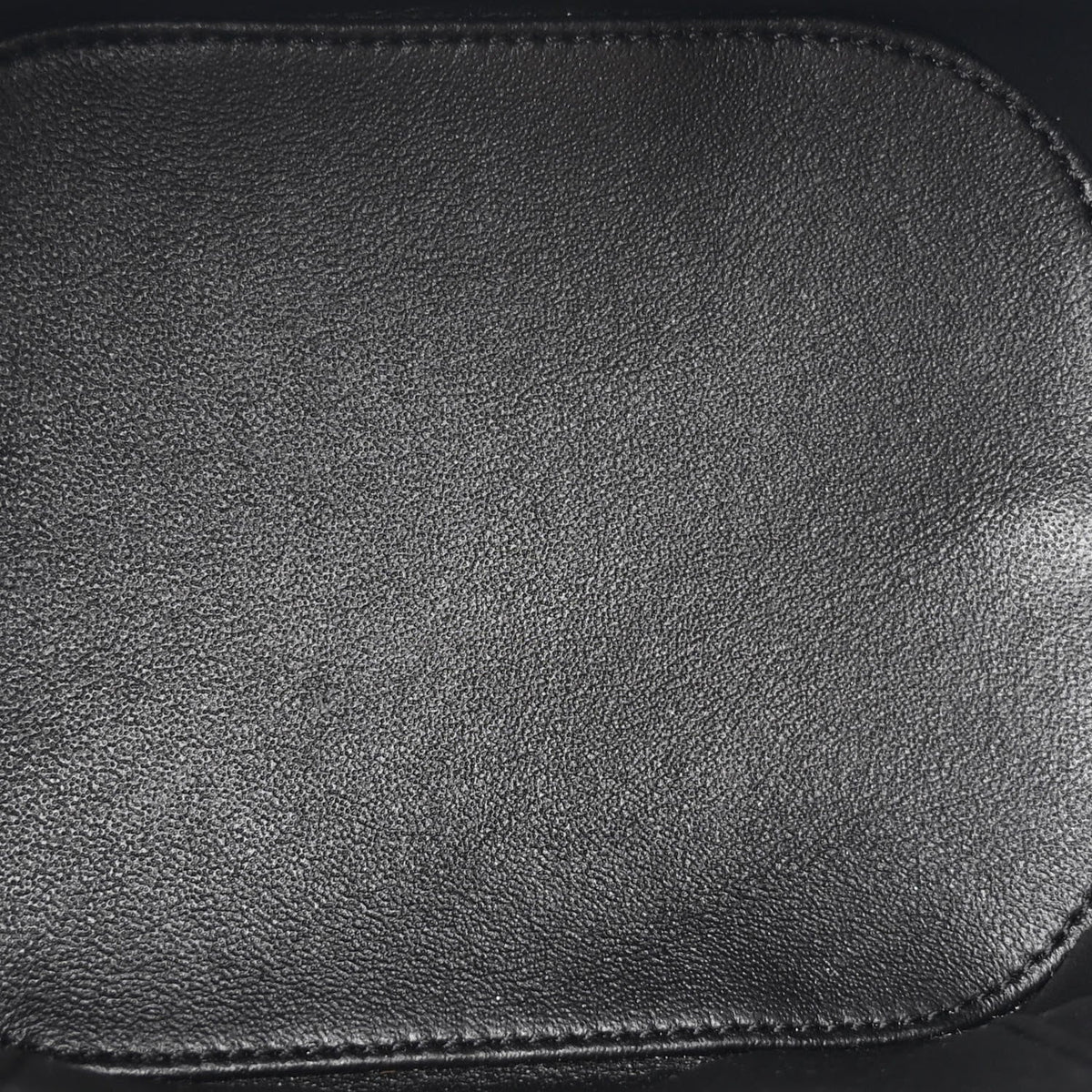 Lambskin Quilted Trendy Vanity Case Black