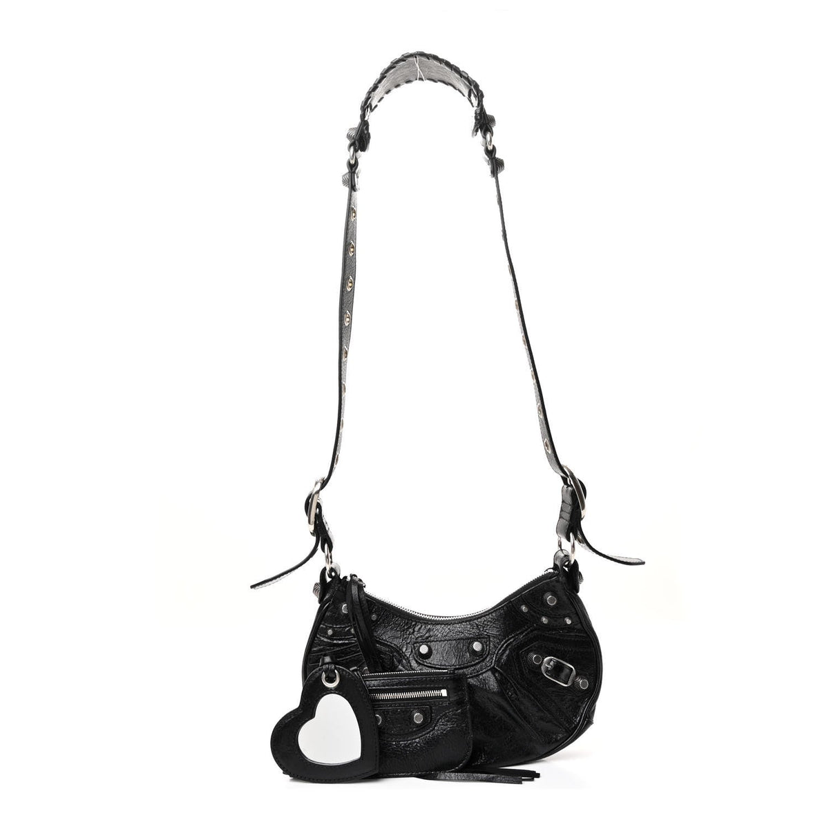 Agneau Arena Le Cagole Shoulder Bag XS Black