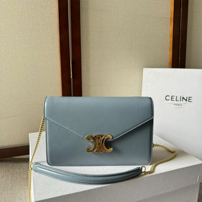 WALLET ON CHAIN MARGO in Shiny calfskin
