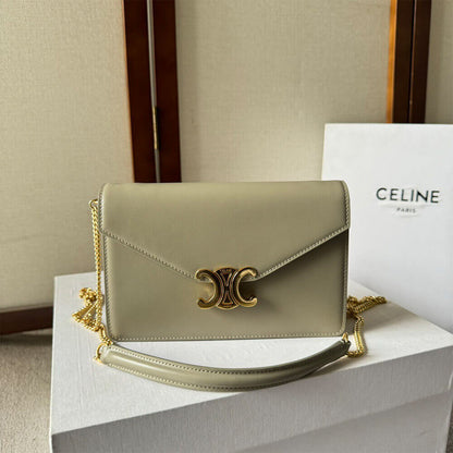 WALLET ON CHAIN MARGO in Shiny calfskin