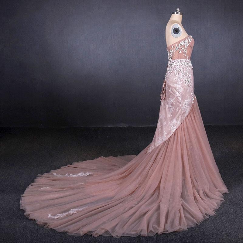 Gorgeous Sweetheart Mermaid Tulle Prom Dress, Long Evening Dresses N2343  M1858