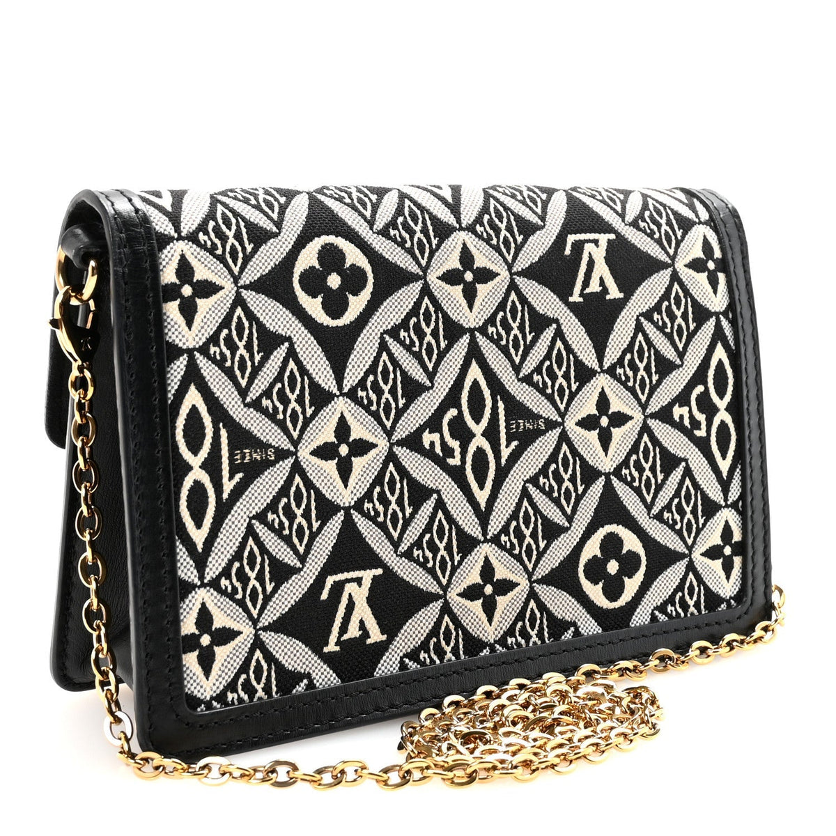 Jacquard Since 1854 Dauphine Chain Wallet Grey