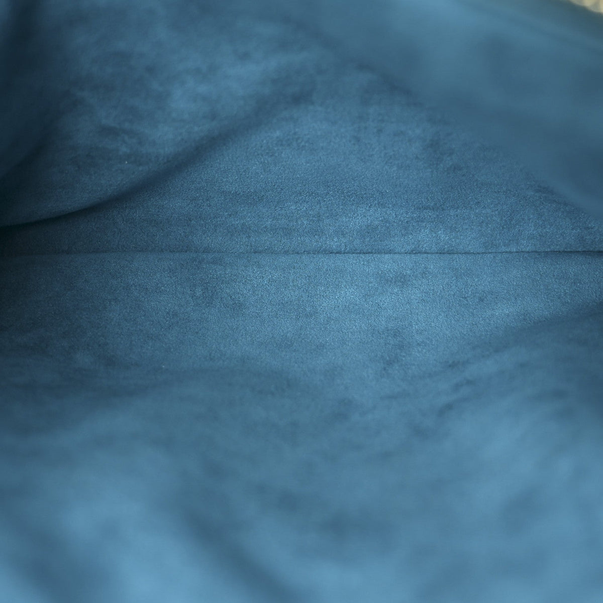 Lambskin Embossed Monogram Coussin PM Turquoise