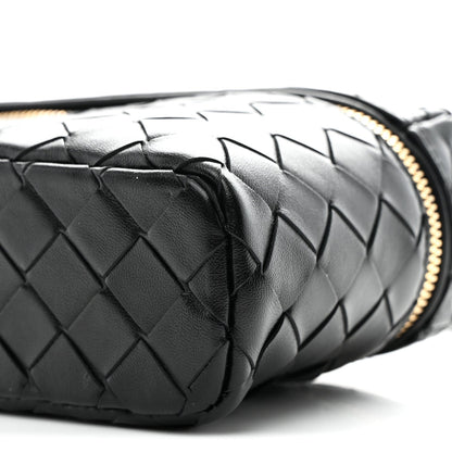 Calfskin Intrecciato Bang Bang Vanity Case Black