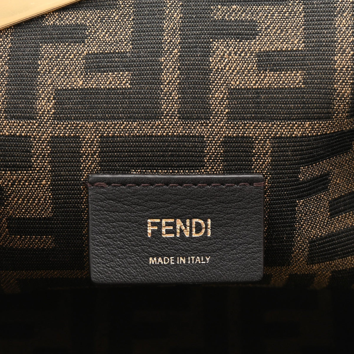 Shiny Nappa Small Fendi First Mimosa