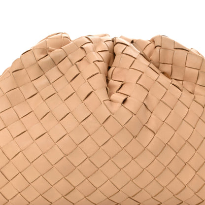 Nappa Maxi Intrecciato The Pouch Oversized Clutch Almond
