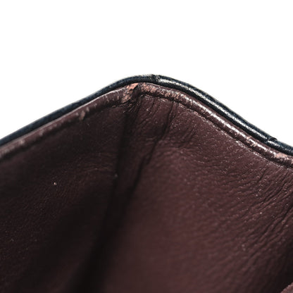 Lambskin Quilted Small Double Flap Black