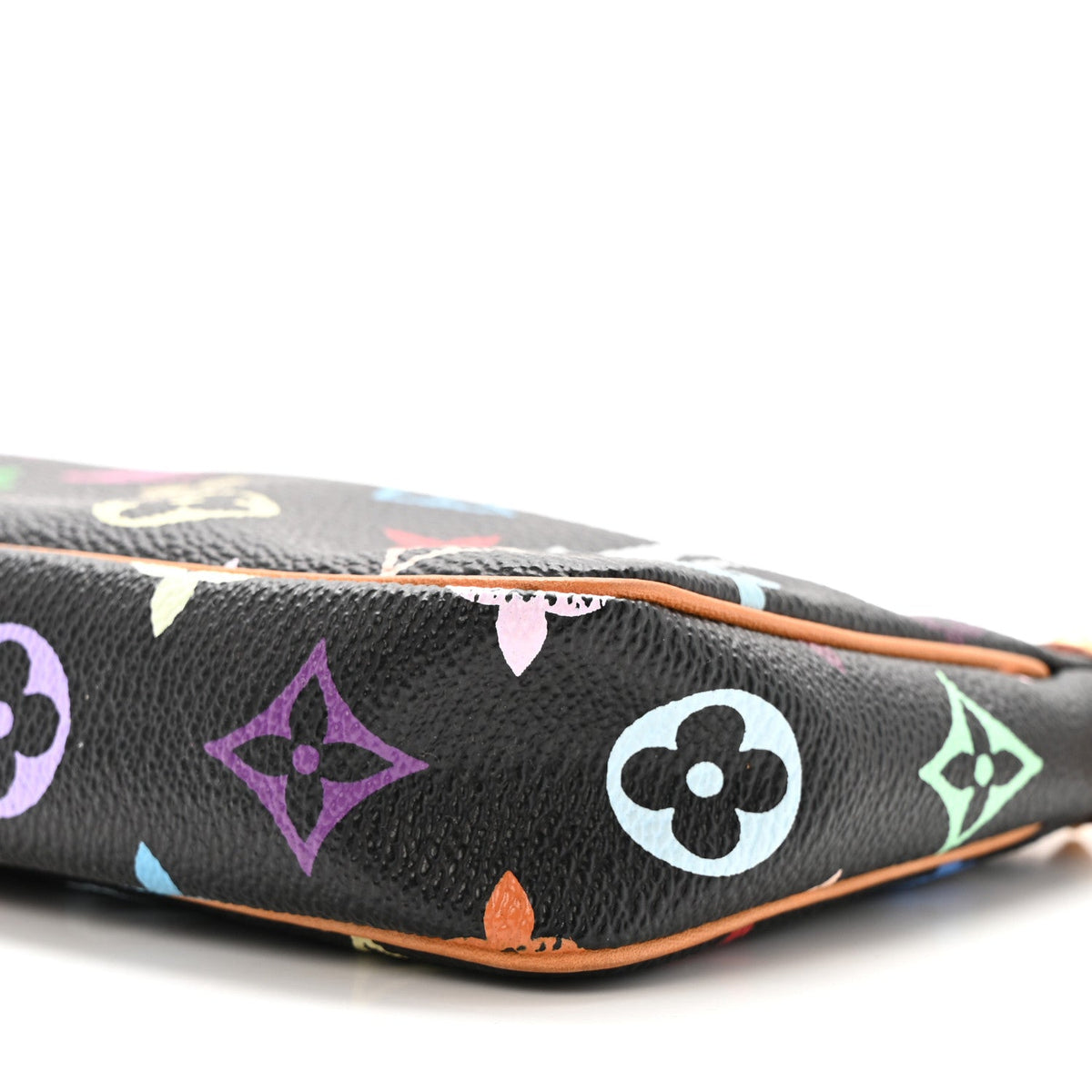 Monogram Multicolor Pochette Accessories Black