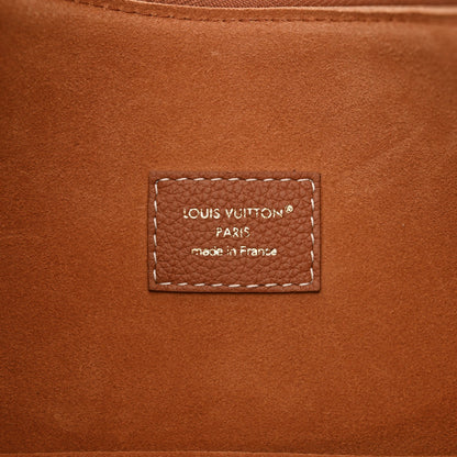 Calfskin Low Key Cookie MM Cognac