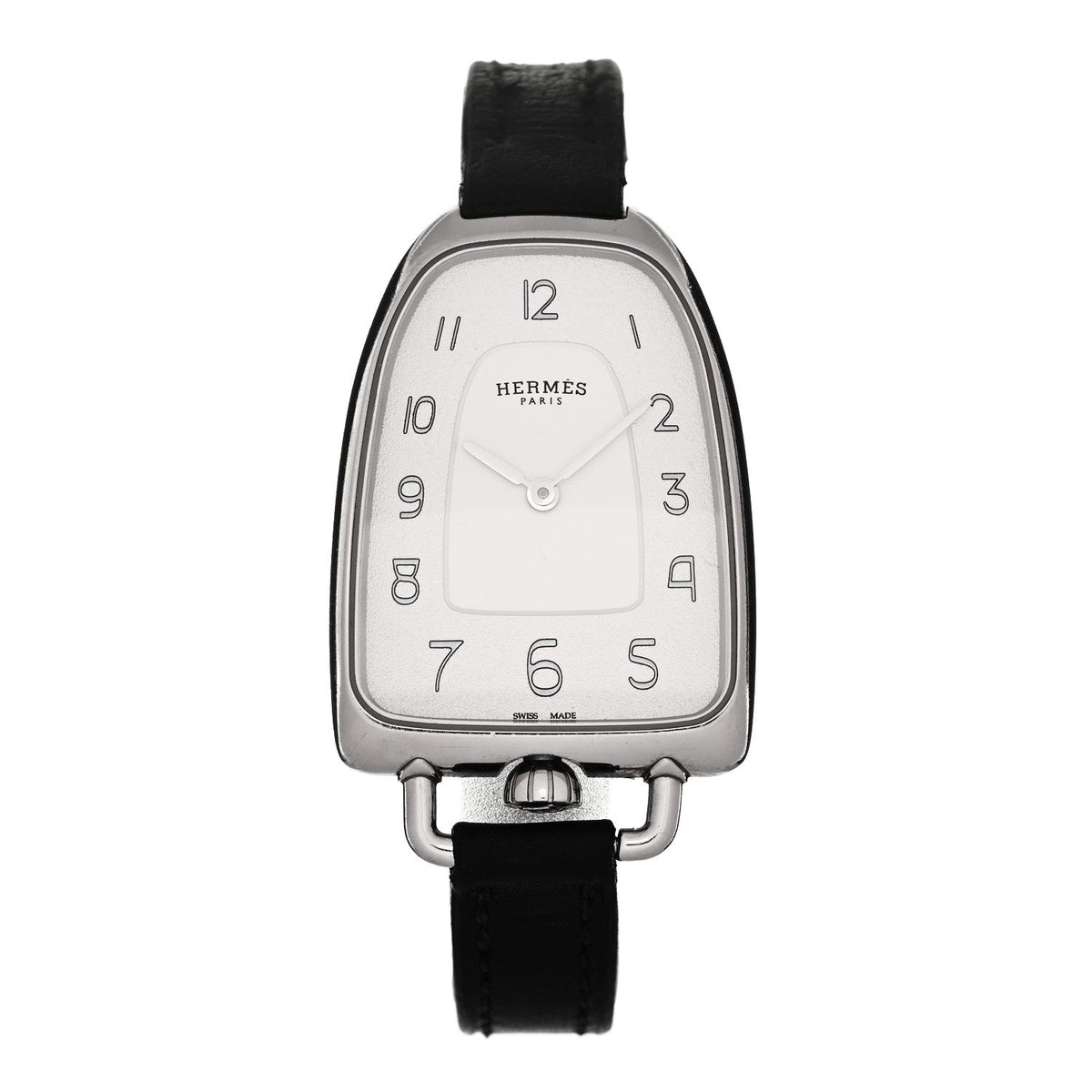 Stainless Steel Barenia 26mm Galop Quartz Watch Noir