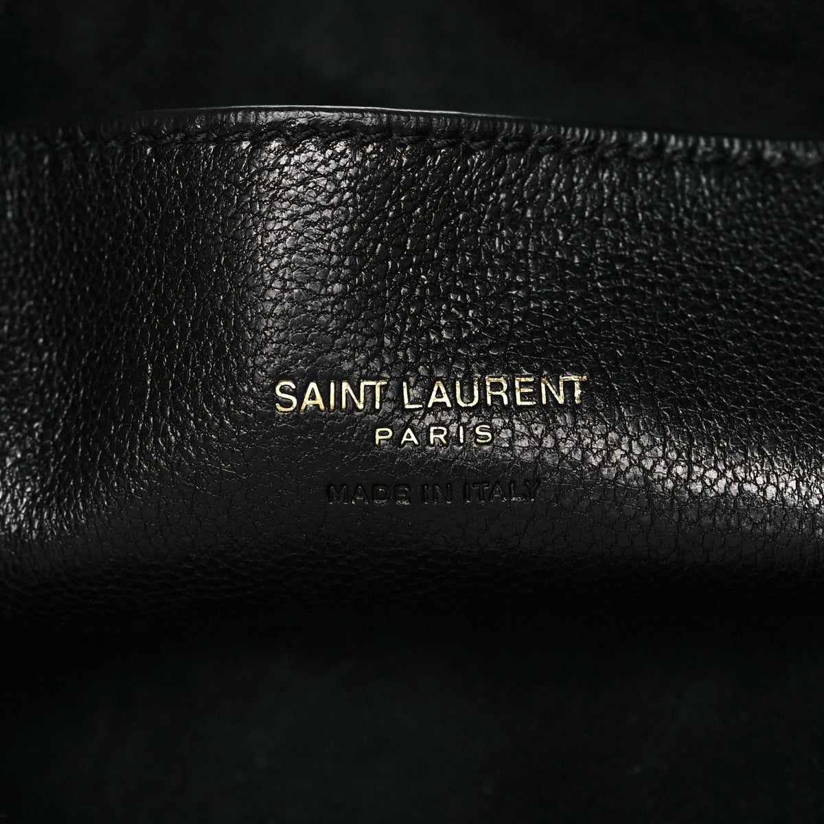 Lambskin Pochon Shoulder Bag Black