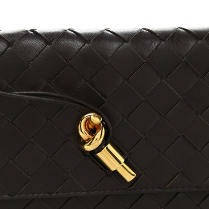 Nappa Intrecciato Andiamo Pouch On Strap Fondant