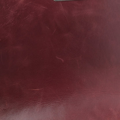 Glazed Calfskin Quilted Medium Boy Chained Flap Bordeaux