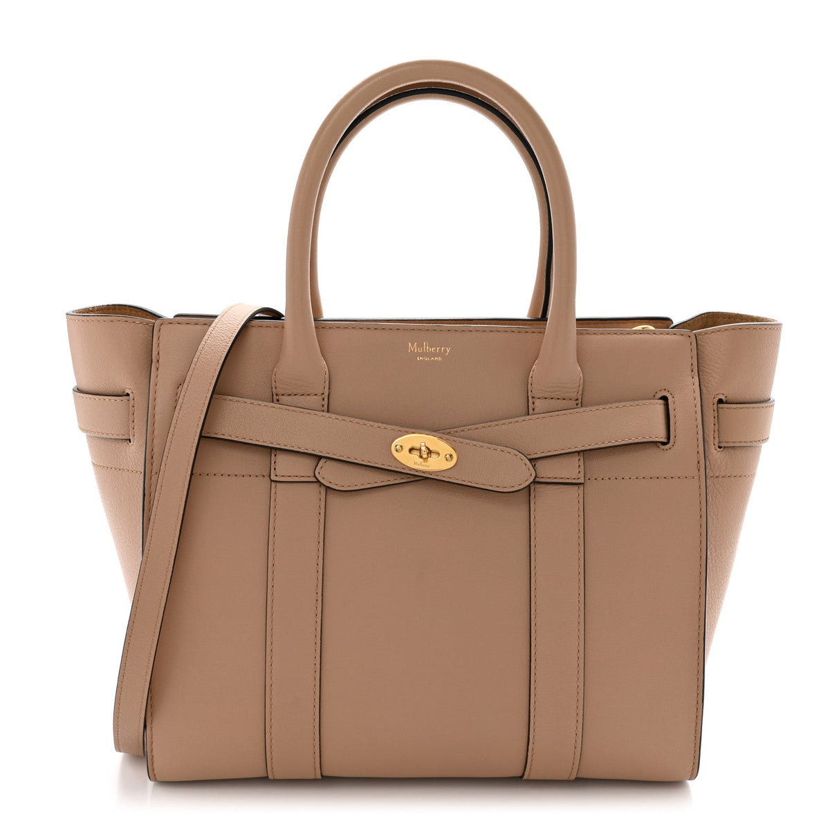 Small Classic Silky Calfskin Small Zipped Bayswater Maple