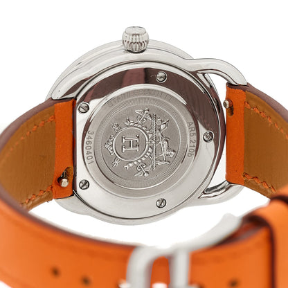 Stainless Steel Swift 28mm Arceau Quartz Watch Orange