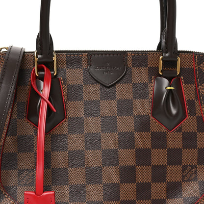 Damier Ebene Caissa Tote PM Cherry