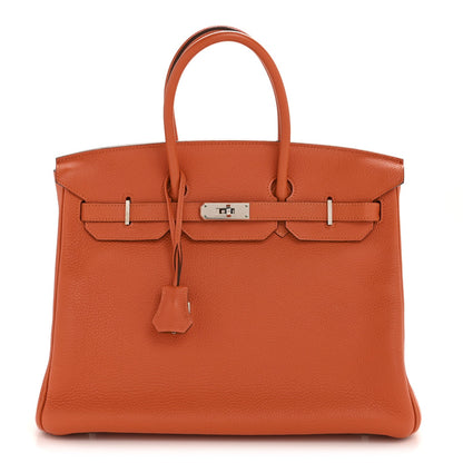 Togo Birkin 35 Orange