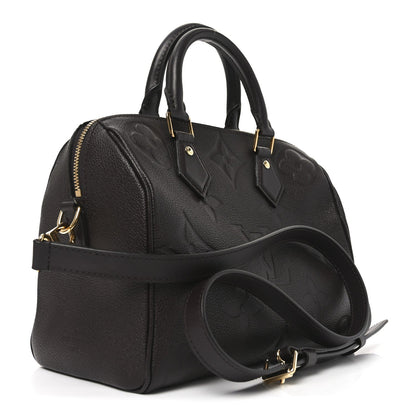 Empreinte Monogram Giant Speedy Bandouliere 25 Chocolate