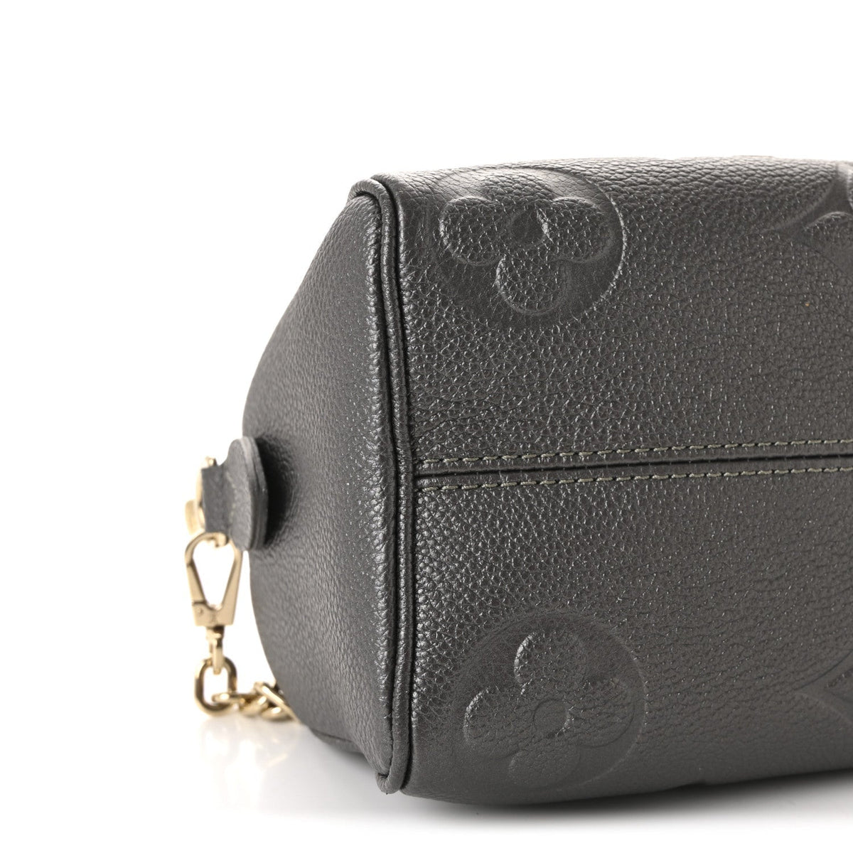 Shimmery Empreinte Monogram Giant Speedy Bandouliere 20 Gun Metal