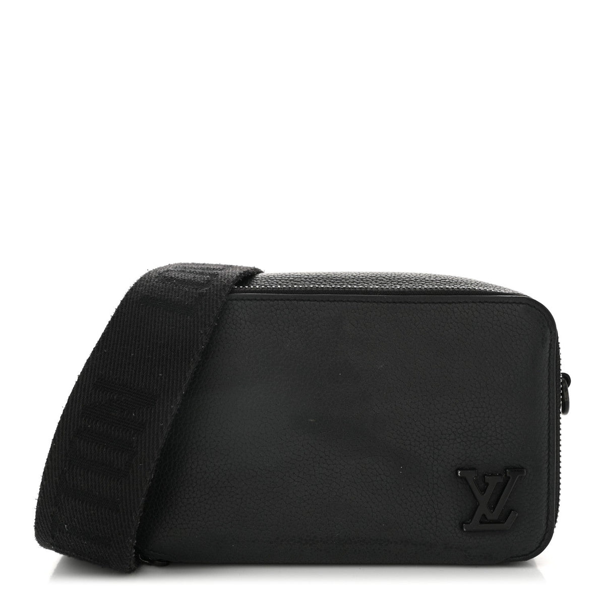 Calfskin Aerogram Alpha Wearable Wallet Black